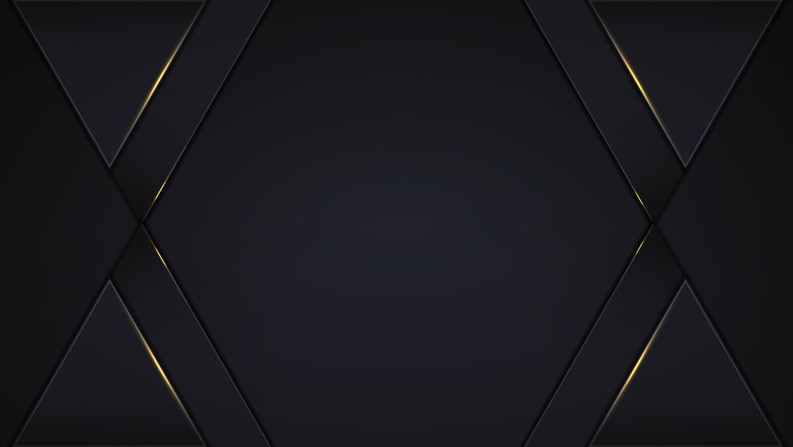 Black and Gold Geometric Background